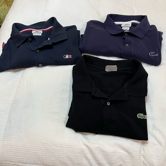 Lacoste France Flag Colors Logo Polo Shirt. 4XL - Picture 8 of 8